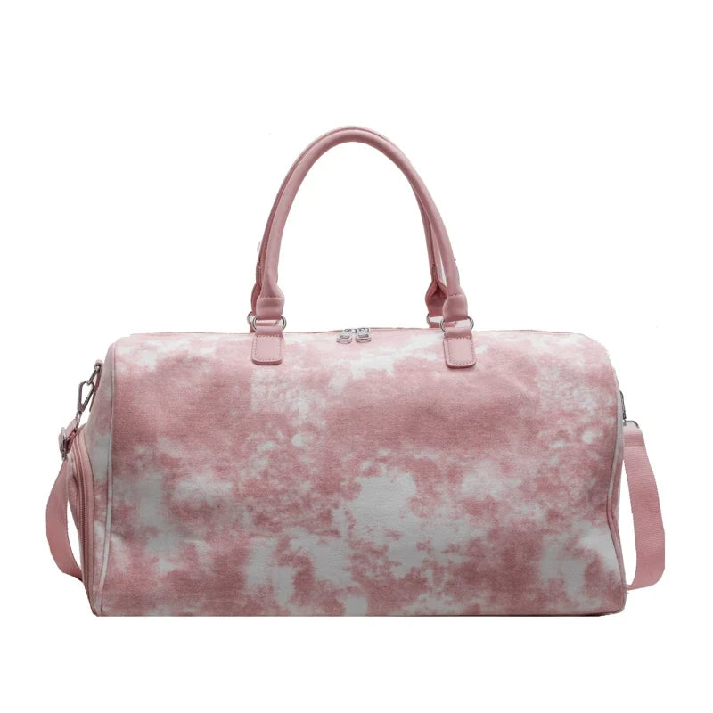 Travel Bag with Shoe Storage & Crossbody Versatility