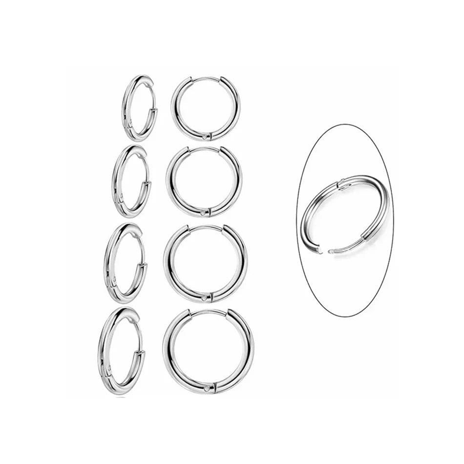 G23 Titanium Hoop Earrings | Hypoallergenic Piercing Jewelry for Men Women