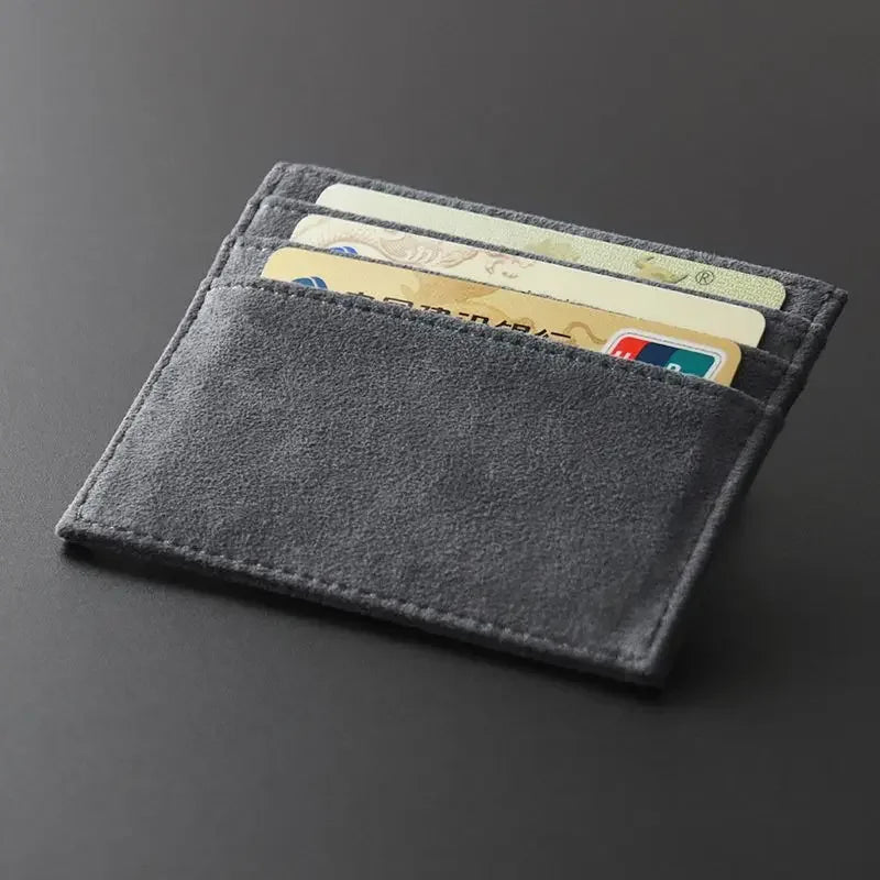 Slim Leather Card Holder | Multi Slot ID Wallet for Men