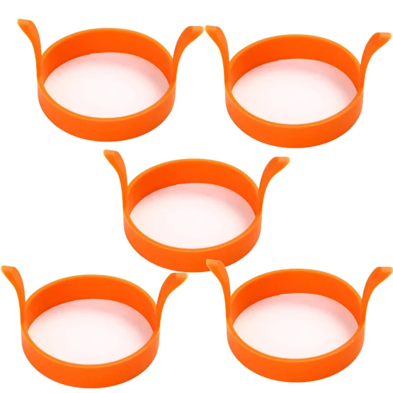 Silicone Egg Ring Mold | Nonstick Fried Egg and Pancake Mold Set
