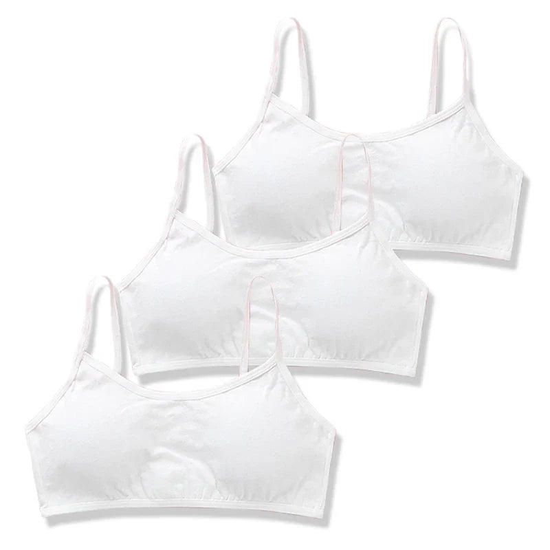 Student Bra Soft Children Sport Vest Girls Teenager