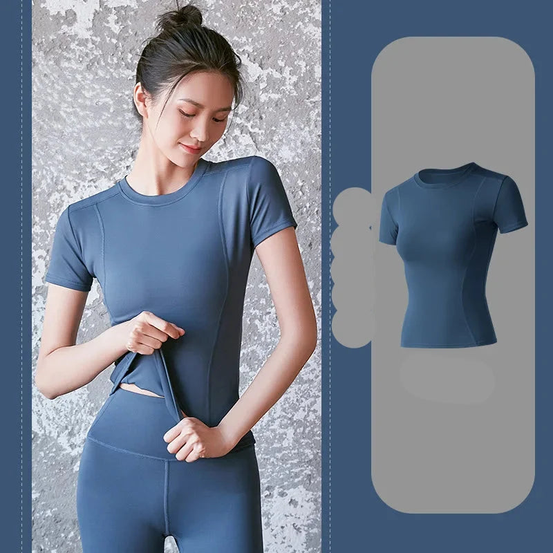 Feel the Flow Women's Yoga T Shirt