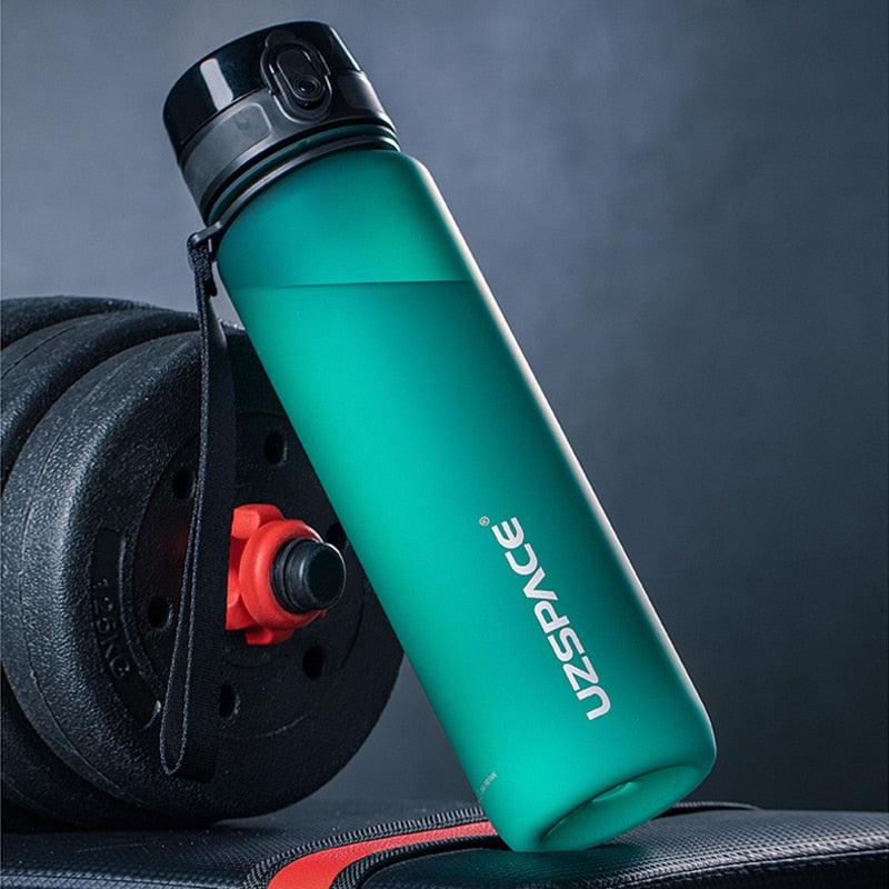 Tritan Sports Water Bottle with Time Marker – Leakproof Fitness Bottle