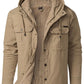 Men's Sherpa Lined Hooded Jacket