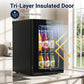 Beverage Refrigerator 0.6 Cu Ft 24 Can Countertop Mini Fridge