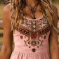 Tribal Print Sleeveless A-Line Summer Dress