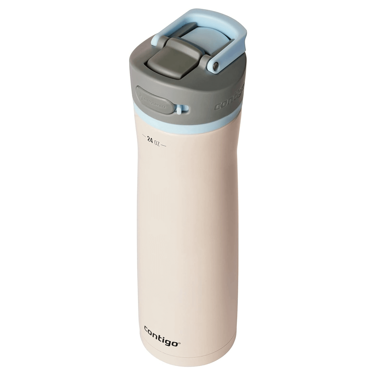 Contigo Wells Chill Stainless Steel 24oz Water Bottle with Autospout Straw Lid and Filter