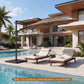 10 Feet Patio Cantilever Umbrella with Easy Tilt Adjustment