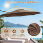 10 Feet Patio Cantilever Umbrella with Easy Tilt Adjustment
