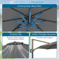 10 Feet Patio Cantilever Umbrella with Easy Tilt Adjustment