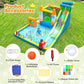 10-in-1 Inflatable Bounce House with Water Slide and Ball Pit