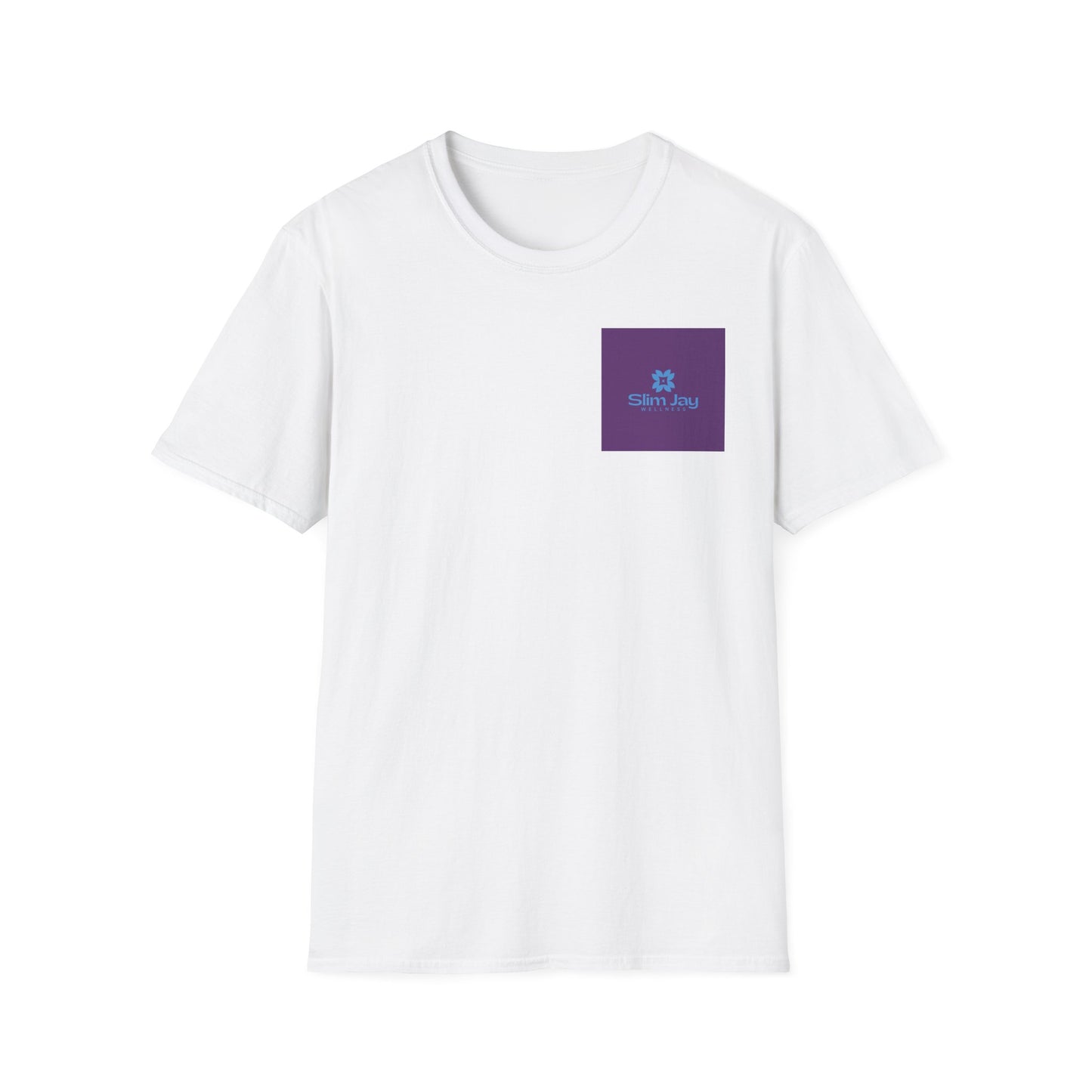 Pocket Logo T‑Shirt — Slim Jay Minimalist Chest Print