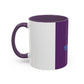 Wellness Logo Coffee Mug — Slim Jay Accent Ceramic Mug (11/15oz)