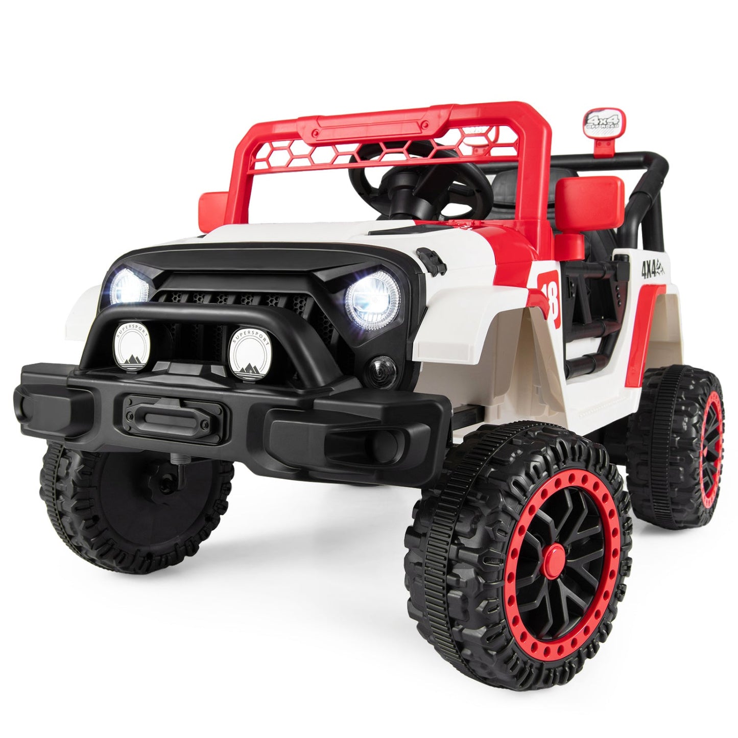 12V Kids Ride On Truck with Remote Control and 3 Speeds