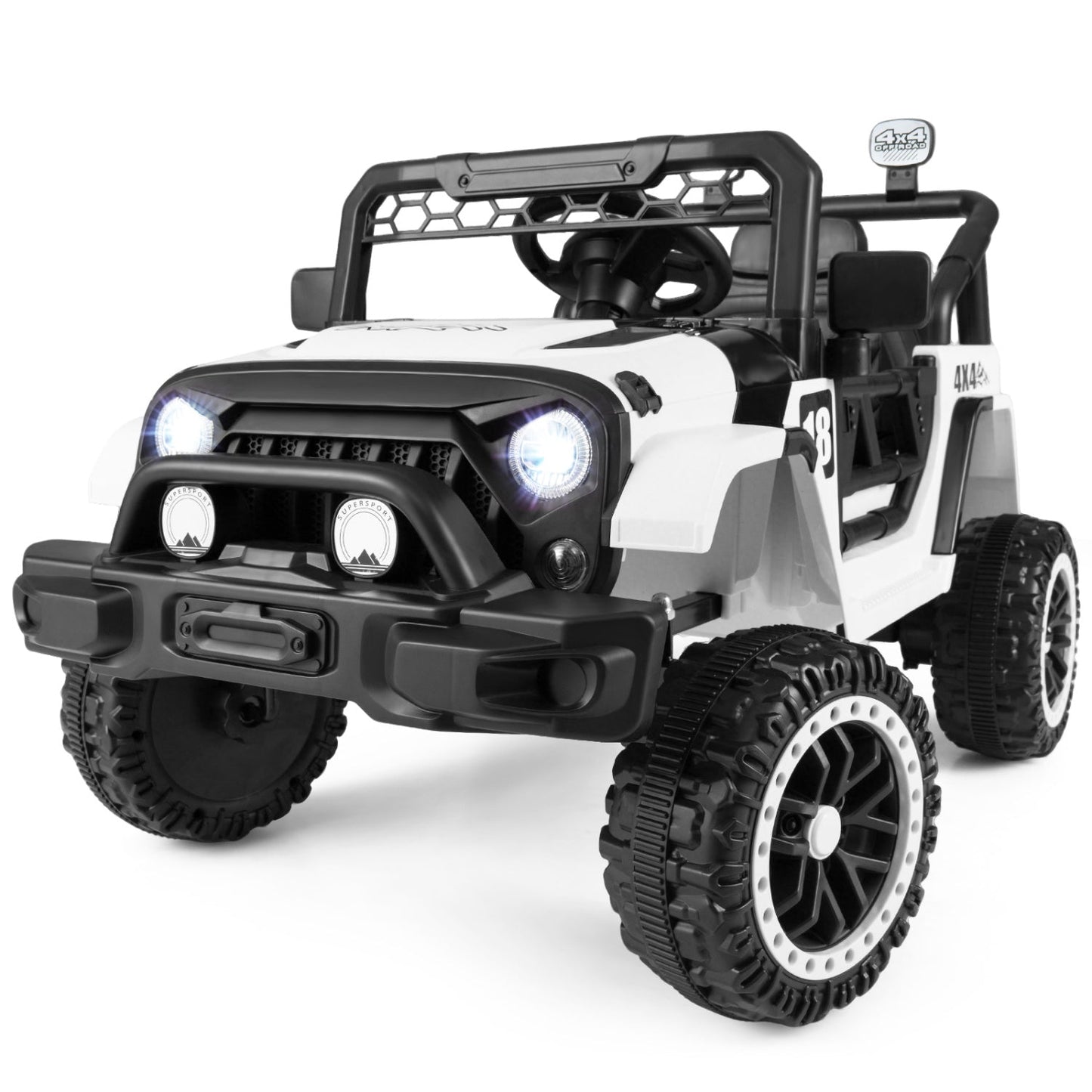 12V Kids Ride On Truck with Remote Control and 3 Speeds