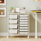 12-Drawer Utility Rolling Cart with Drawers Multi-Use Storage