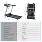 Italian Folding Treadmill – Heart Rate Belt & Fatigue Button