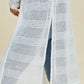 Double Take Full Size Open Front Longline Cardigan