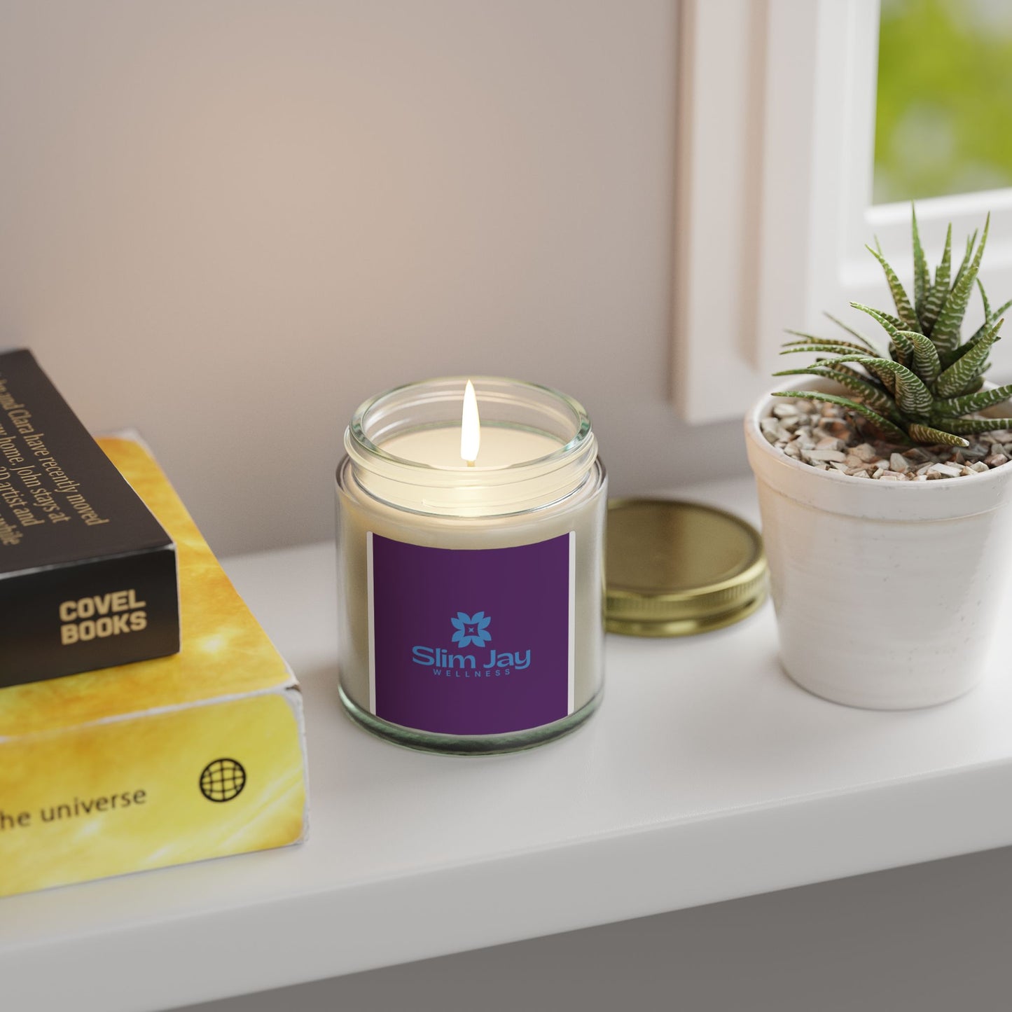 Coconut Apricot Scented Candle — 4oz & 9oz Natural Wax Jar