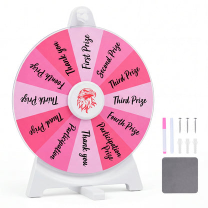 14 Slots Spin Wheel with Blackboard Marker