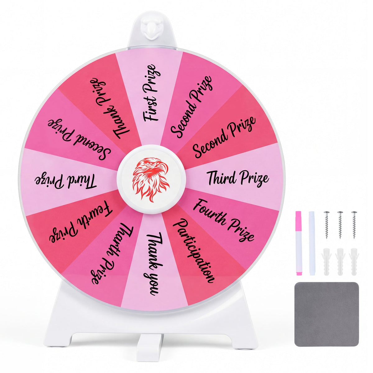 14 Slots Spin Wheel with Blackboard Marker