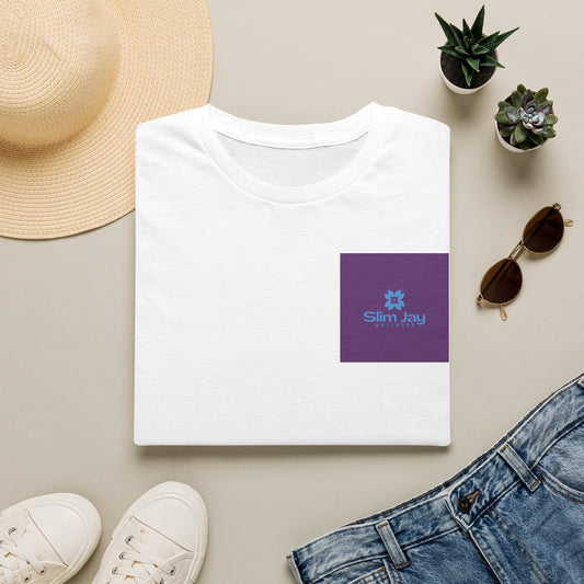 Pocket Logo T‑Shirt — Slim Jay Minimalist Chest Print