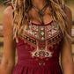 Tribal Print Sleeveless A-Line Summer Dress
