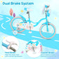 Girls Bike 12-18 Inch with Training Wheels and Front Bag