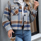 Plaid Button-Up Jacket