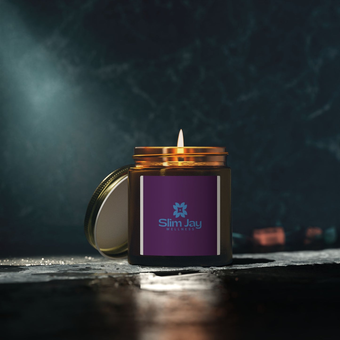 Coconut Apricot Scented Candle — 4oz & 9oz Natural Wax Jar