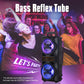 Portable Bluetooth Speaker with Subwoofer Bass, Dual 6.5" LED Woofers and Microphone