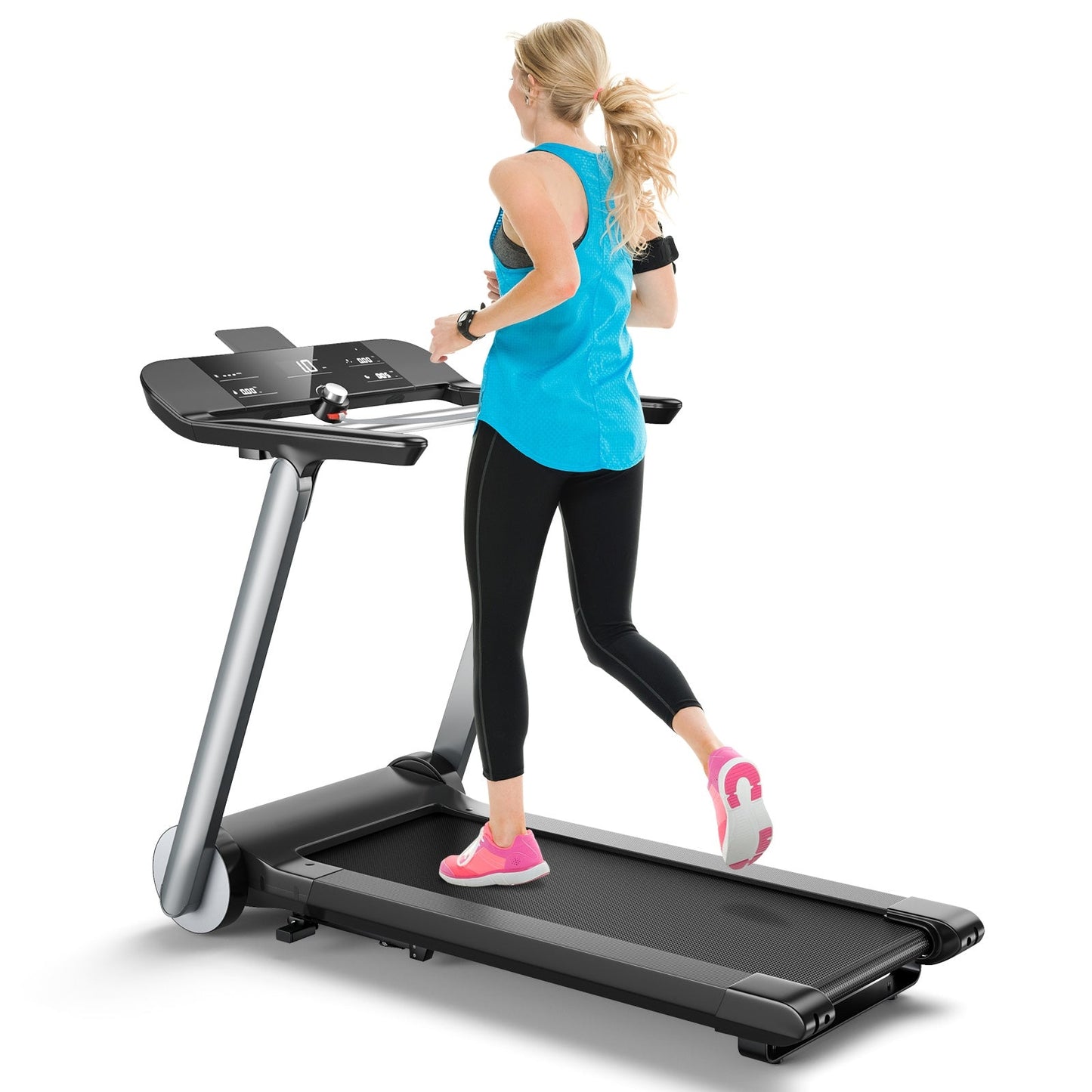 Italian Folding Treadmill – Heart Rate Belt & Fatigue Button