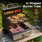 Portable Gas Griddle 1-Burner with Ceramic Non-Stick Plate