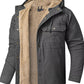 Men's Sherpa Lined Hooded Jacket