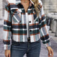 Plaid Button-Up Jacket