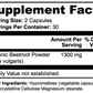 Organic Beetroot Capsuled Powder, 60 ct.