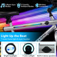 20 Inch LED-lit Cycling Bike with 2 Speakers and Ambient Lights for Men and Women