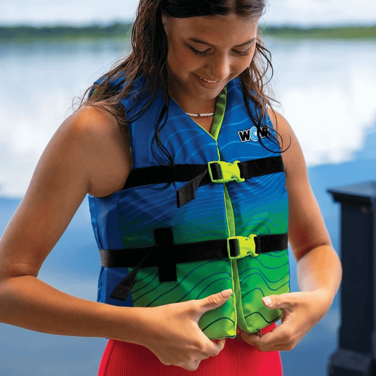 WOW Watersports Vis-Wave Youth Life Vest