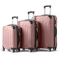3-Piece Hard Shell Luggage Set with TSA Lock – 20/24/28 Inch 360° Spinner Wheels