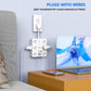 16-in-1 Power Strip – 12 AC Outlets & 4 USB Ports, White