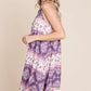 BOMBOM Bohemian Print Sleeveless Dress
