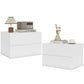 Wall Mounted Floating Nightstand with 2 Drawers