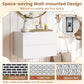 Wall Mounted Floating Nightstand with 2 Drawers