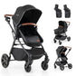 2-in-1 Convertible Baby Stroller with Car Seat Adapters
