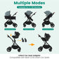 2-in-1 Convertible Baby Stroller with Car Seat Adapters