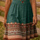 Tribal Print Sleeveless A-Line Summer Dress