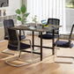 39.5" Square Conference Table with Thickened Tabletop