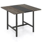 39.5" Square Conference Table with Thickened Tabletop