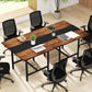 39.5" Square Conference Table with Thickened Tabletop