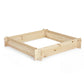 39.5" x 39.5" Square Wooden Raised Garden Bed